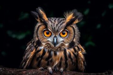Owl staring to us