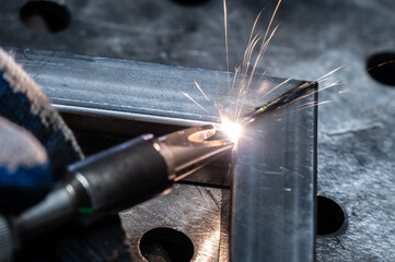 Laser welding. New technology of welding.