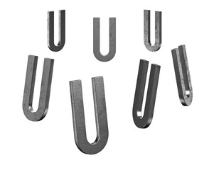 Metallic 3D Alphabet or Letter PNG Images - 7 Views in 1