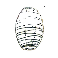 Sketch the color of the lantern design with a transparent background