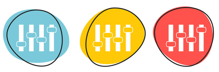 Button Banner für Website oder Business: Individuelle Einstellungen, Regler oder Konfiguration