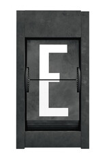 Split - Flap 3D Typography Alphabet PNG Letters