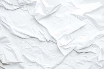 Obraz premium White paper texture background. Crumpled paper texture wallpaper background. Generative AI