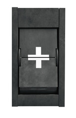 Obraz premium Split - Flap 3D Typography Alphabet PNG Letters