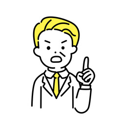 かわいい人物のイラストシリーズ _ オフィスワーカー_シニア _ 重要