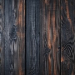 Rustic Wood: Dark Textured Background. Generative AI