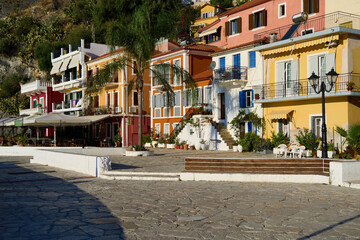 Fototapeta na wymiar Colorful tourist village Parga in Greece