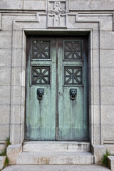 Mausoleum door