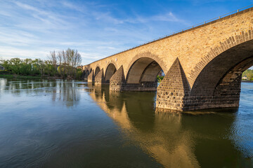 Fototapeta premium Rhine River view at Koblenz City of Germany