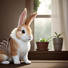 うさぎ　Generative AI