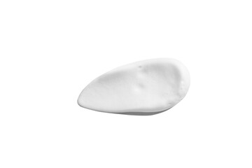 A large smear of white foam with no background. PNG