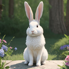 うさぎ　Generative AI