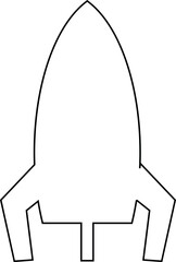 Spacecraft air transport for decoration.