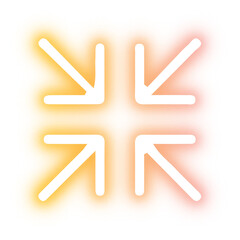 Fototapeta premium Set of Arrow neon