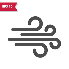 Wind Icon - Windy, Weather
