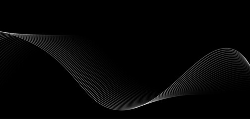 dark abstract background. vector wavy background template