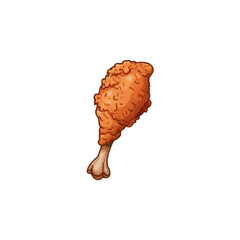 Fried chicken drumsticks illustration png