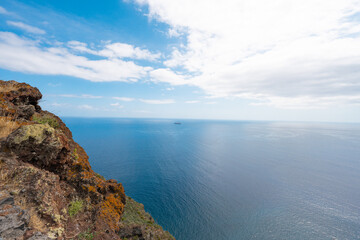 Fototapeta na wymiar landscape on Madeira island on atlantic ocean
