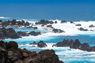 Madeira island landscape places Porto Moniz