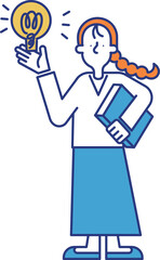 特許知財の職種で働く女性