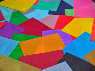 decorative colored papers