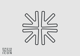 Abstract X letter modern initial lettermarks logo design