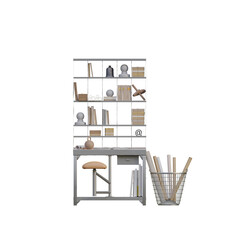 Work Office Desk or Work Station 3D PNG Images