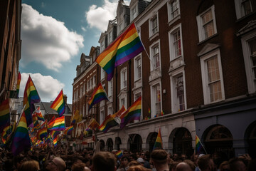 Fototapeta premium pride, lgbt signs Generative AI