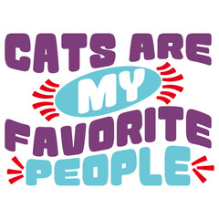 Retro Cat T-shirt Design, Vector