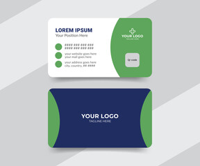 Professional Hospital healthcare business card design
