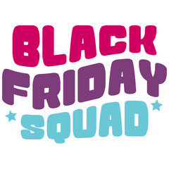 Retro Black Friday T-shirt Design, Vector