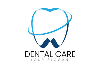 Creative dental clinic logo. dental vector.