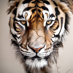 Fototapeta premium Majestic Tiger. Fearless and fierce