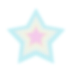 Obraz premium Colorful Gradient Star