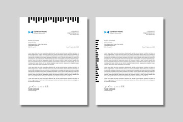 Abstract Letterhead Template - 2 Variations
