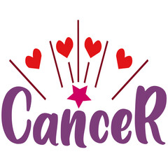 Retro Breast Cancer T-shirt Design, Vector