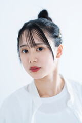 Fototapeta premium 若くて爽やかな女性