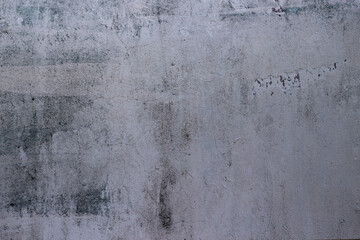 Pared de cemento cuarteada con degaste