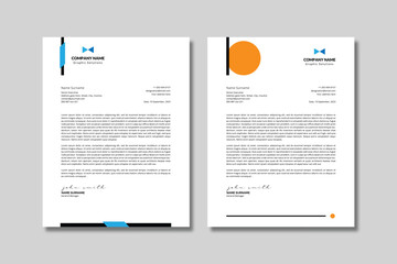 Modern Trending Letterhead Template - 2 Variations