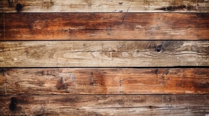 Obraz premium Distressed wooden planks. Distressed three-dimensional wood texture. Wood background. Modern wooden-facing background. Generative AI.