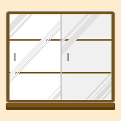 Pantry, Cupboard, Larder in flat vector illustration design