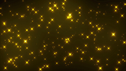Gold stars particles