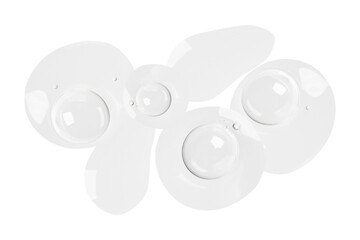 serum texture. Collagen. Chronically Face. Serum Cosmetic. Clear bubbles, air bubbles. Gel texture.  Transparent gel. Drops, trailing, medicine. On a white background.