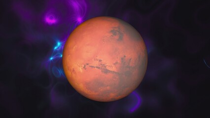 Obraz na płótnie Canvas Mars with energy