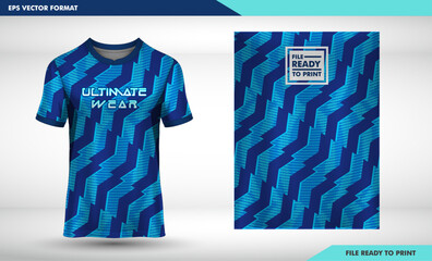 zigzag blue navy color pattren Tshirt sport background for extreme jersey team, racing, cycling, football, gaming, backdrop, wallpaper 