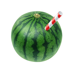 スイカのイラスト リアル