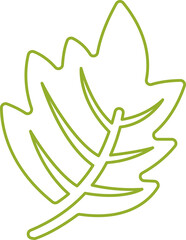 leaf line illustration