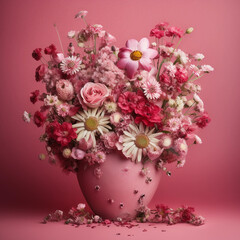 Fototapeta premium bouquet of flowers