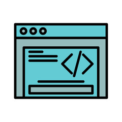 Web Programming Icon Design