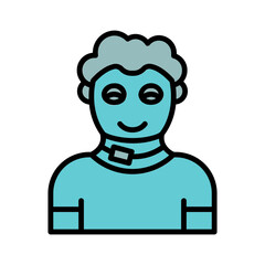 Broken Neck Icon Design